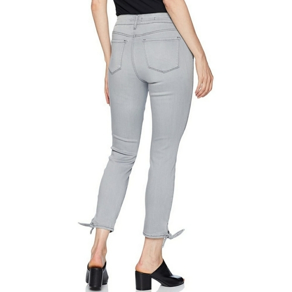 NYDJ AMI Grey Skinny Ankle High Rise Jeans Size 8 - Picture 4 of 8